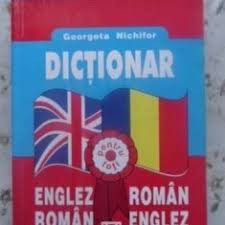 Georgeta Nechifor Dictionar englez Roman foto