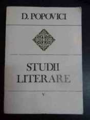 Studii Literare V - D. Popovici ,543822 foto