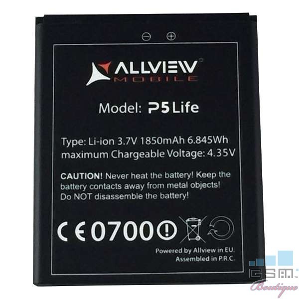 Baterie Acumulator Allview P5 Life Li-ion 1850 mAh 6.845 Wh foto mare Baterie Acumulator Allview P5 Life Li-ion 1850 mAh 6.845 Wh foto mare