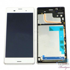 Display Cu Touchscreen Sony Xperia Z3 Cu RAMA Alb foto