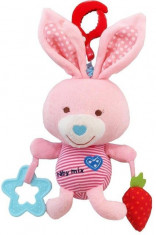 Jucarie muzicala din plus Pink Rabbit foto