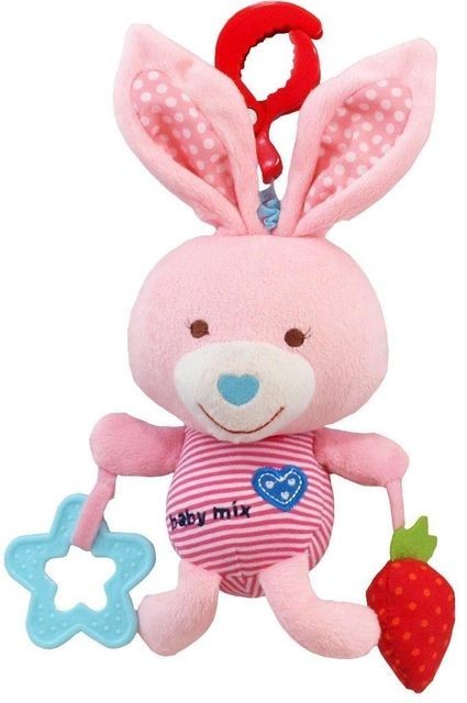 Jucarie muzicala din plus Pink Rabbit Jucarie muzicala din plus Pink Rabbit