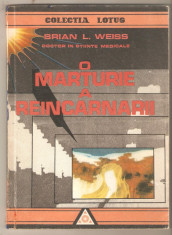 Brian L.Weiss-O marturie a reincarnarii foto