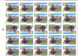 2004 LP 1633 ROMANIA MEMBRU NATO COALA DE 25 TIMBRE DIN CARE 5 TETE-BECHE MNH, Organizatii internationale, Nestampilat