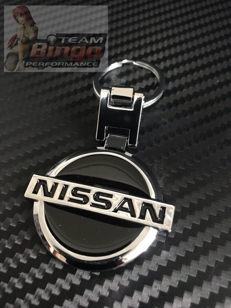 Breloc auto nou metalic pentru model NISSAN rosu sau negru + ambalaj cadou  | Okazii.ro