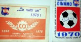 Cumpara ieftin LOT 2 CALENDARE / CALENDAR - CLUBUL SPORTIV DINAMO BUCURESTI - 1970 /1978