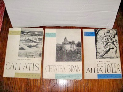 Alba Iulia-Bran-Callatis Monumentele patriei noastre 1962-1963. Stare buna. foto