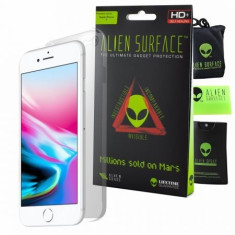 Folie Alien Surface HD,Apple iPhone 8,protectie spate,laterale+Alien Fiber cadou