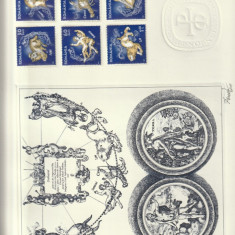 Romania ,Timbru gravat Zodiac I ,Penda,nr lista 1900c .