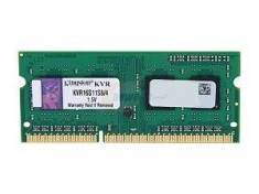 SODIMM DDR3/1600 4096M KINGSTON &amp;quot;KVR16S11S8/4&amp;quot; foto