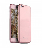 Husa fata-spate iPaky pentru iPhone 8 ROSE-GOLD cu folie de protectie gratis !, Apple