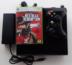 Consola Microsoft Xbox 360 Slim Elite 250Gb impecabil joc Red Dead Redemption foto