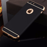 Husa Elegance Luxury 3in1 Black pentru Apple iPhone 6 Plus / 6S Plus