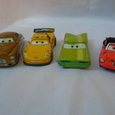 bnk jc Disney Pixar Cars - lot 4 masinute uzate
