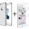 Pachet husa Elegance 3in1 Silver Apple iPhone 7 Plus + folie sticla gratis
