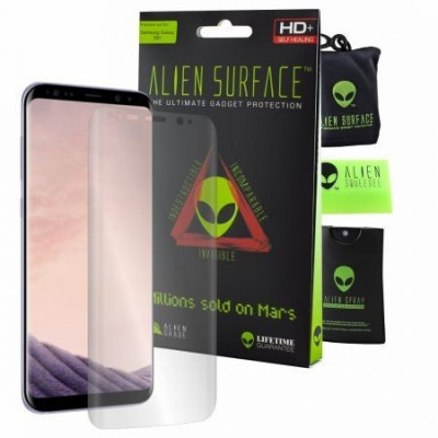 Folie Alien Surface HD, Samsung GALAXY S8, protectie ecran+ Alien Fiber Cadou foto