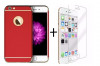 Pachet husa Ultrasubtire 3in1 Red pentru Apple iPhone 7 + folie de sticla gratis, Oem