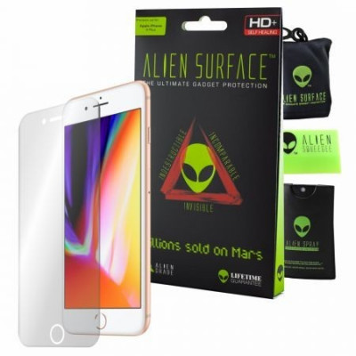 Folie Alien Surface HD, Apple iPhone 8 Plus, protectie ecran + Alien Fiber cadou foto