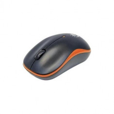 MOUSE WIRELESS Manhattan optic, 2.4G, USB, 1000 dpi, Orange/Black, Blister... foto