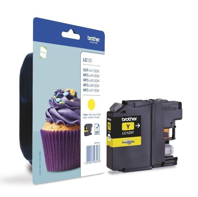 Cartus cerneala Original Brother Yellow LC123Y compatibil... Cartus cerneala Original Brother Yellow LC123Y compatibil...
