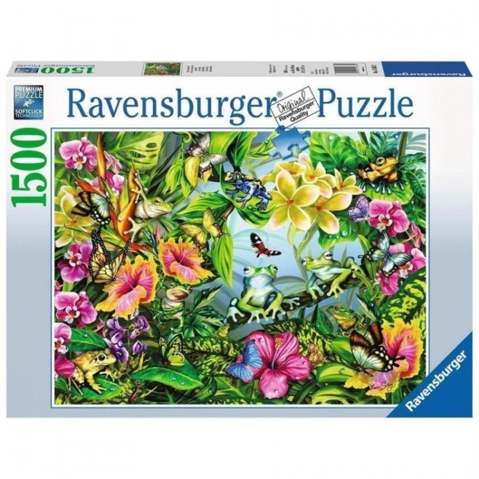 Puzzle gaseste broscutele, 1500 piese Ravensburger foto mare Puzzle gaseste broscutele, 1500 piese Ravensburger foto mare