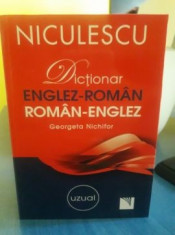 Dictionar Uzual Englez-Roman/Roman-Englez foto