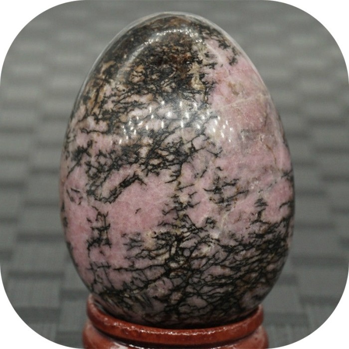 Ou Rhodonite 35 x 50 mm_colectie roci_minerale * cod 6.1 foto mare Ou Rhodonite 35 x 50 mm_colectie roci_minerale * cod 6.1 foto mare
