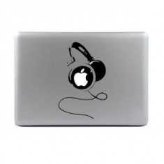 Sticker pentru Apple Macbook cu Headphone (Casti) foto