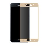 Folie de sticla 3D aurie compatibila cu Samsung Galaxy J7 2017 ( GOLD ), Anti zgariere