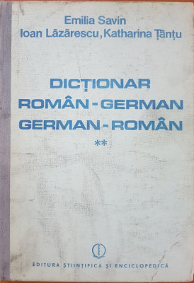 DICTIONAR GERMAN-ROMAN - Savin foto