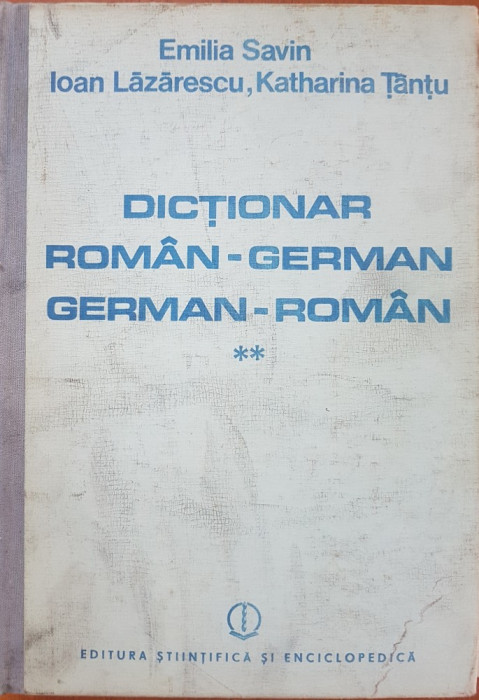 DICTIONAR GERMAN-ROMAN - Savin
