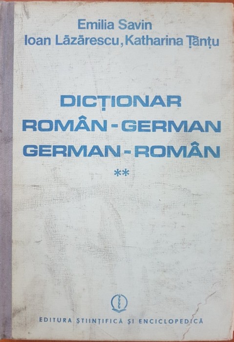 DICTIONAR GERMAN-ROMAN - Savin