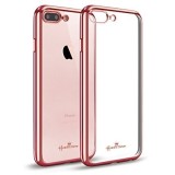 Husa ELEGANCE LUXURY Apple Iphone 7 / 8 PLACATA ROSE-GOLD (ELECTROPLATING)