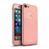 Husa FullBody iPaky Rose-Gold iPhone 6 Plus /6S Plus 360 grade +folie protectie, Apple