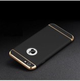 Husa iPhone 7 Plus Elegance Luxury 3in1 Ultrasubtire Neagra
