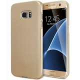 Husa Samsung Galaxy S7 Edge Gold, Elegance Luxury, TPU, Antișoc