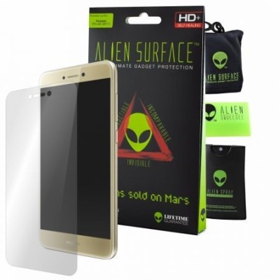 Folie Alien Surface HD, Huawei P9 Lite 2017, protectie ecran +Alien Fiber cadou foto