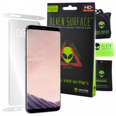 Folie Alien Surface HD, Samsung GALAXY S8 Plus, protectie spate, laterale foto