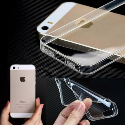 Husa Elegance Luxury slim pentru Apple iPhone 5 / 5S / 5SE TPU Transparenta foto