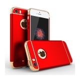 Husa iPhone 7 Plus Elegance Luxury 3in1 Ultrasubtire Rosu Protectie Completa