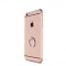 Husa Elegance Luxury Rose-Gold 3in1 Ultrasubtire cu inel pentru Apple iPhone 7