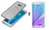 Pachet husa Slim Fumurie Samsung Galaxy S7 Edge + folie protectie gratis, Oem