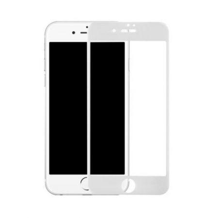 Folie de sticla 5D alba compatibil cu Apple Iphone 7 Plus ( WHITE )