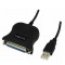 Cablu convertor USB2.0 la port PARALEL (centronics 36pin) (T/T), 1.5m, Logilink...