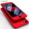 Husa FullBody Elegance Red Apple iPhone 7 Plus 360 + folie protectie gratis, Rosu
