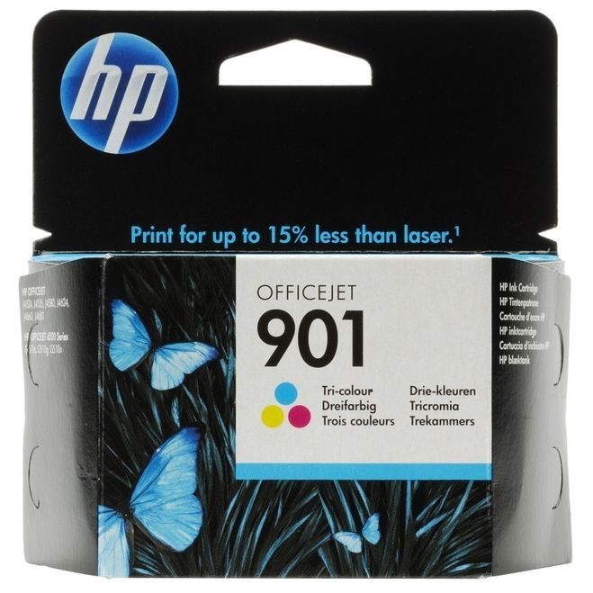 Cartus cerneala Original HP Tri-color 901, compatibil OfficeJet... foto mare Cartus cerneala Original HP Tri-color 901, compatibil OfficeJet... foto mare