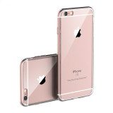 Husa Elegance Luxury slim transparenta pentru Apple iPhone 6 / iPhone 6S, Roz