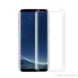 Folie de sticla 3D mini transparenta compatibila Samsung Galaxy S8 Plus (CLEAR), Anti zgariere