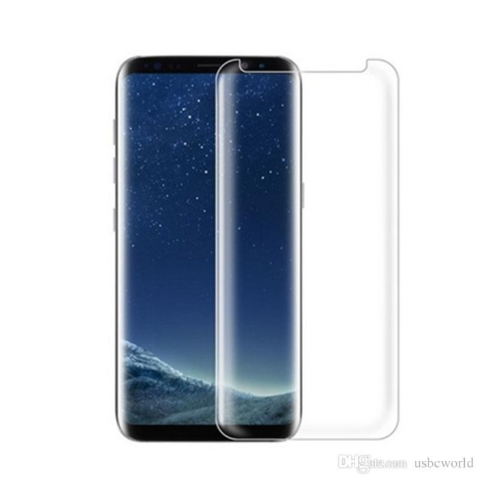 Folie de sticla 3D mini transparenta compatibila Samsung Galaxy S8 Plus (CLEAR)