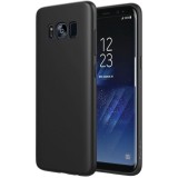 Husa Elegance Luxury Slim Antisoc Black pentru Samsung Galaxy S8 Plus, Negru